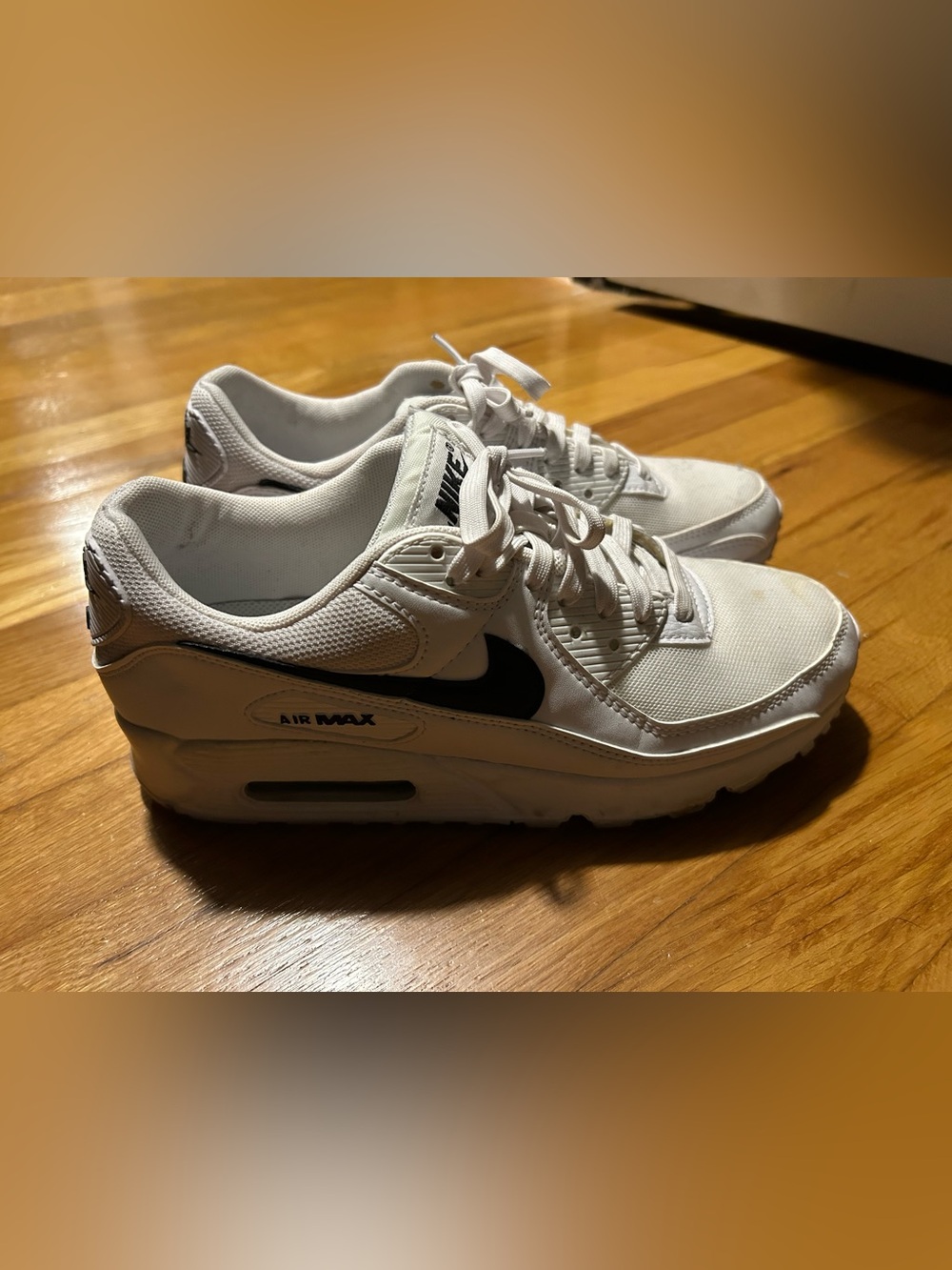 Nike White and Black Air Max Sneakers